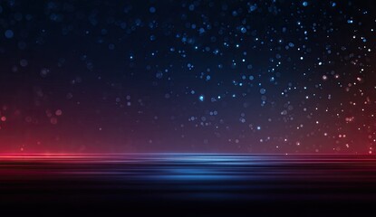 Abstract backdrop with a gradient of dark colors and sparkling particles