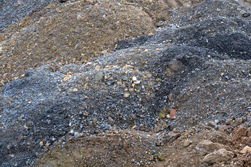 Abraum einer Baustelle