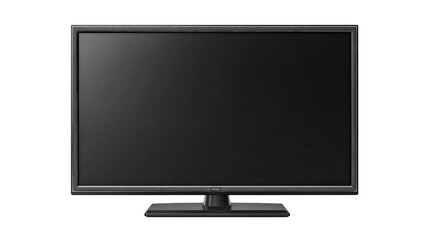 realistic TV Screen isolated on white