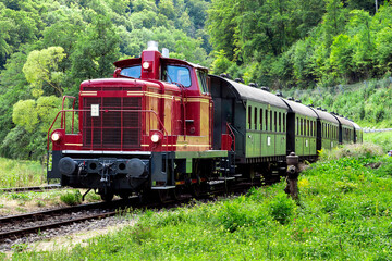 Museumsbahn zwischen Eabermannstadt und Behrngersmühle in der Fränkischen Schweiz