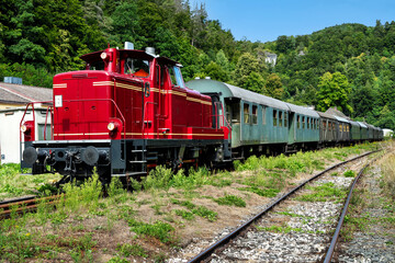 Museumsbahn zwischen Eabermannstadt und Behrngersmühle in der Fränkischen Schweiz
