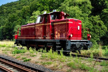 Diesellok der Museumsbahn Fränkische Schweiz © Eberhard Spaeth