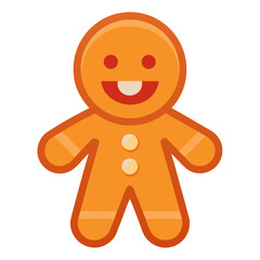 Obraz premium Gingerbread man cookie