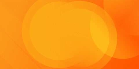Abstract orange background with circles. Vector illustration