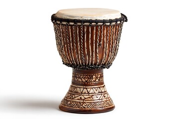 Capture the rhythm with this traditional djembe drum, perfect for global music projects, cultural events, or adding an authentic touch to any performance or artistic endeavor