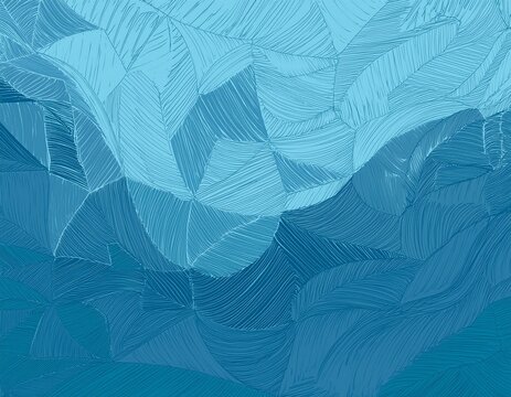 hand drawn light blue texture geometric abstract background
