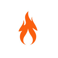 Black Fire and Flame Symbol Collection in Flat Vector Style for Logo Design, Graphic Elements, and Modern Decoration Purposes
