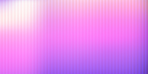 Ribbed fractal glass texture effect with bright dreamy gradient of purple pink and futuristic elegant mysterious look. Bold dynamic design blending bright colors and geometry. Vector illustration