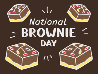 Celebrating National Brownie Day with Delicious Treats and Festive Design Elements All Around