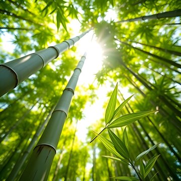 a bamboo forest