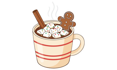 Christmas Illustration Vector collection featuring festive reindeer, trees, ornaments, and holiday scenes. Perfect for seasonal cards, posters, winter decorations, and cozy holiday design projects.