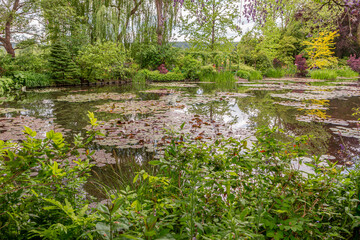 gardens of painter Claude Monet in Giverny, France