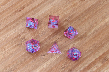Purple Dice Overhead Bamboo 01