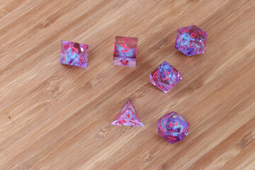 Purple Dice Overhead Bamboo 02