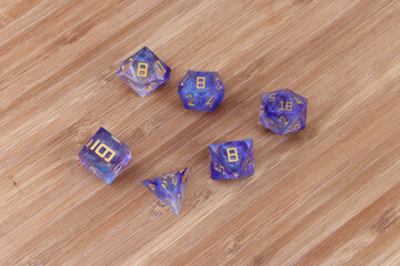 Lavender Dice Overhead Bamboo 01