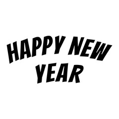 Happy new year greeting card design template vector background