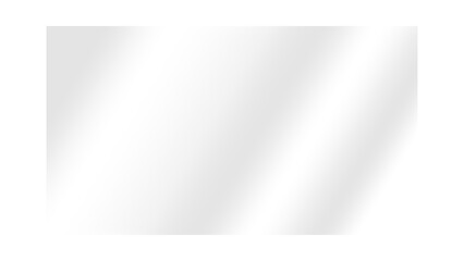 Transparent glossy glass reflection with soft diagonal glare. Realistic shiny acrylic plastic panel texture. See-through reflective window and screen light overlay glare PNG for design mockups.