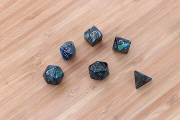 Blue Swirl Dice Overhead Change 04