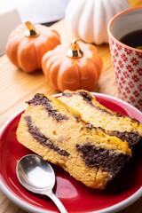 pumpkin and chocolate casserole