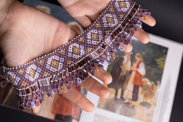 Silianka - Ukraine necklace from beads