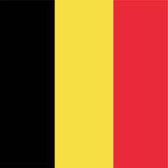 Belgium National Flag With Vertical Black Yellow And Red Stripes country europe