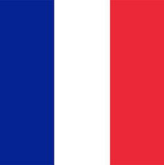 French national flag with vertical blue white and red stripes Keywords: France, flag, national, symbol, patriotism, republic