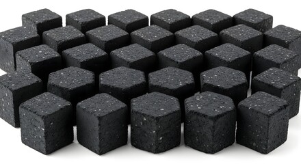 Dark Gray Cube Arrangement