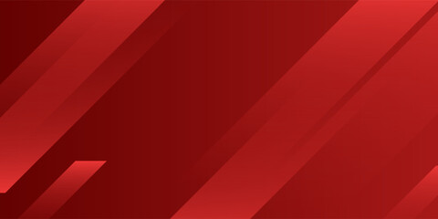 Fototapeta premium Abstract red background with diagonal layered lines and smooth gradient, perfect for modern, bold, or business design themes