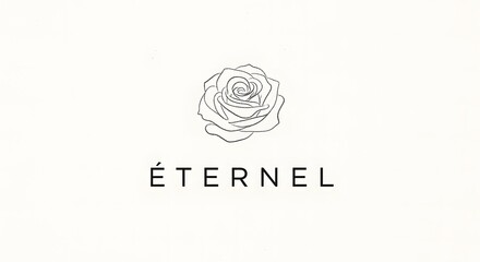 Rose Outline Drawing