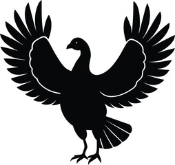 vector illustration of an eagle