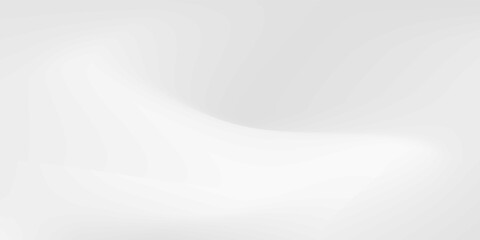 Smooth white gradient background. Soft liquid wallpaper. Silk nacre color texture for banner, flyer, presentation, graphic design. Abstract blurred wavy backdrop cover. Vector illustration