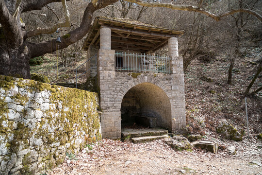 Avragonia Fountain near Mikro Papingo, Greece