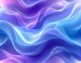 Soft Purple Blue Wave Background with Subtle Glow
