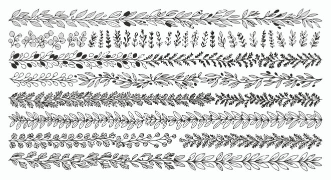 Seamless black and white striped background pattern with a vintage floral ribbon ornament and ornate lace border vector element