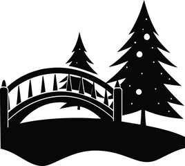 vector illustration of a christmas tree