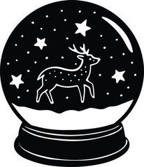 santa claus and reindeer