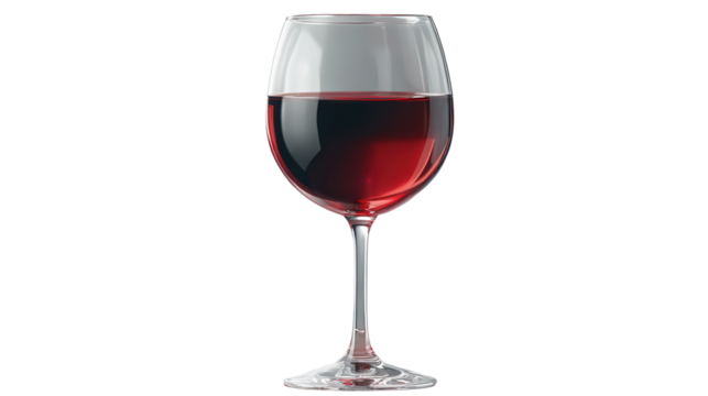 Tall glass of iced cola with red straw isolated on transparent background