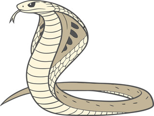 Fototapeta premium Snake graphic design | Dangerous wildlife reptile element