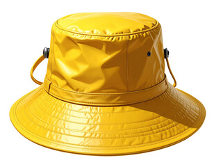  yellow bucket hat PNG transparent 