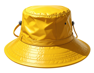  yellow bucket hat PNG transparent 