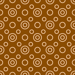 Retro circles seamless pattern
