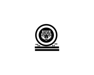 tiger logo  with victor design 