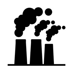 Industrial pollution factory smoke stack emissions climate change global warming environment danger