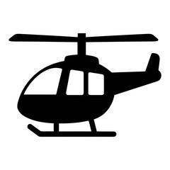Helicopter vector illustration for aviation transport and travel design element and icon graphic resource