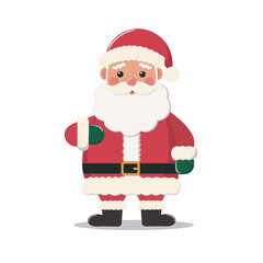 santa claus. Merry Christmas design. Vector illustration