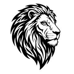 lion head vector illustration