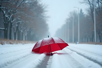 A broken clock tower surrounded by blooming cherry trees.