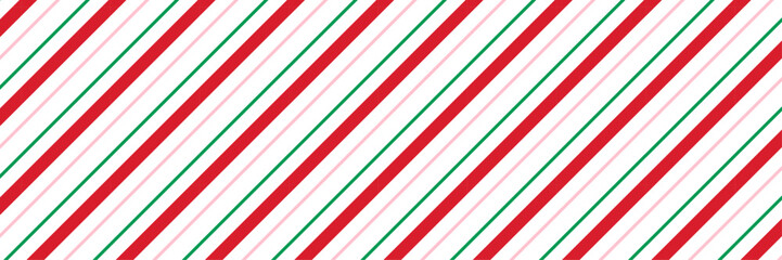 Christmas Striped seamless pattern design. Vector illustration.