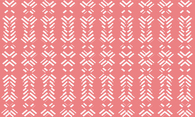 Pink background with short strip abstract diamond of rectangle block strip seamless repeat pattern, replete patter image design for fabric printing or wallpaper or wrap package print fuzzy