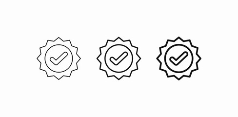 quality guarantee verified icon sign vector